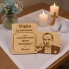 Piękna prośba o zostanie rodzicem chrzestnym magnes zestaw 2 sztuki w kopercie kraftowej